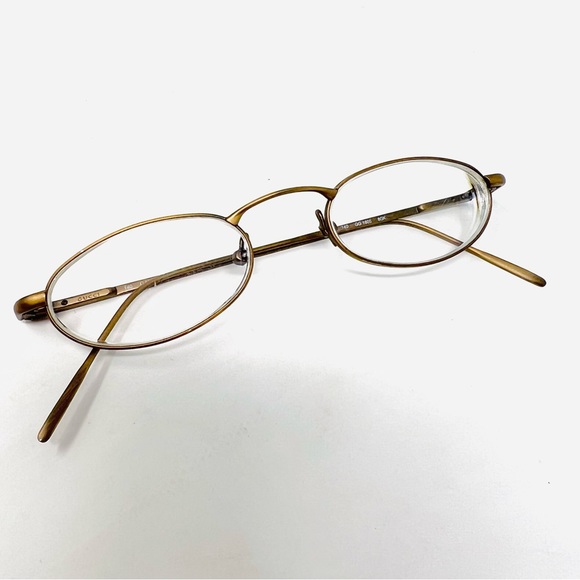 Gucci Eyeglasses Italy Frame GG1605-8GK  Metal 48-21-140 Missing Nose Pads - Picture 8 of 12